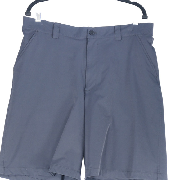 Under Armour Shorts Mens 36 Black Hybrid Performance Golf Hike Active Stretch - Picture 2 of 6